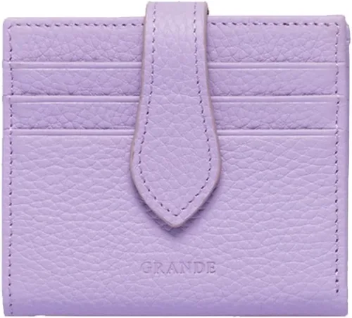 Miniatura 98 de Grande -3803 Cartera unisex, Azul (Iced Blue), Cartera delgada de cuero con cierre a presión pequeño