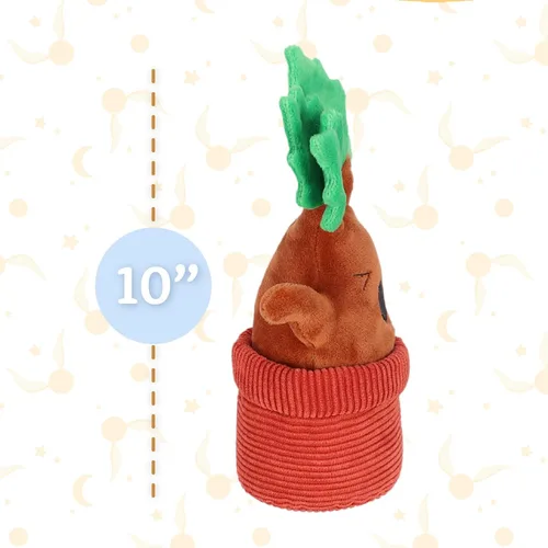 Miniatura 5 de KIDS PREFERRED Harry Potter Mandrake - Animal de peluche con detalles trenzados y hojas arrugadas para bebés, niños pequeños y niños de 10 pulgadas