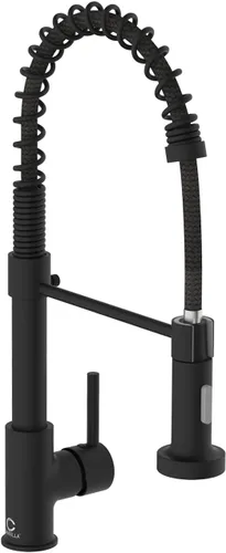 Miniatura 10 de Grifo de cocina, grifos de fregadero de cocina comercial con rociador extraíble, grifos de acero inoxidable para fregaderos de cocina, cabezal
