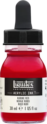 Miniatura 10 de Liquitex - Pintura acrílica profesional INK! Jarro de 1 onza, color blanco de titanio Bronce Rico Iridiscente