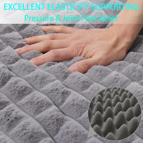 Miniatura 5 de Cama para perro, camas ortopédicas impermeables para perros grandes, medianos y pequeños, almohadilla para jaula de perro con funda extraíble Gris
