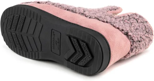 Miniatura 5 de RockDove - Pantuflas estilo botín de forro polar con espuma viscoelástica y suela de goma para mujer