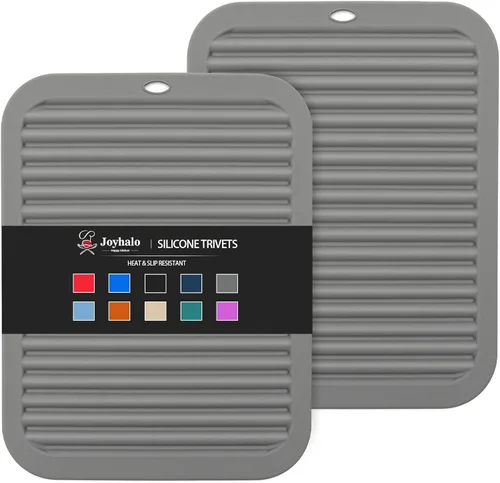 Joyhalo Salvamanteles para Platos Calientes - Almohadillas Calientes para Cocina, Salvamanteles de Silicona para Ollas y Sartenes Calientes, Platos