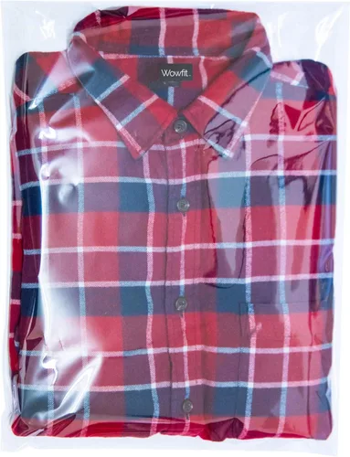 Wowfit - 100 bolsas de plástico transparente de celofán de 12.1x16 pulgadas, bolsas de celofán resellables autoadhesivas, ideales para empaquetado