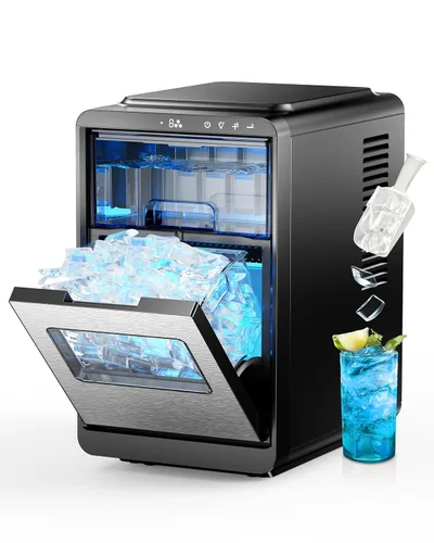 Miniatura 9 de Máquina de bolas de hielo de 2.4 pulgadas, 50 piezas/24 horas, 2 piezas en 60 minutos, máquina de hielo de esfera de cristal de fusión lenta