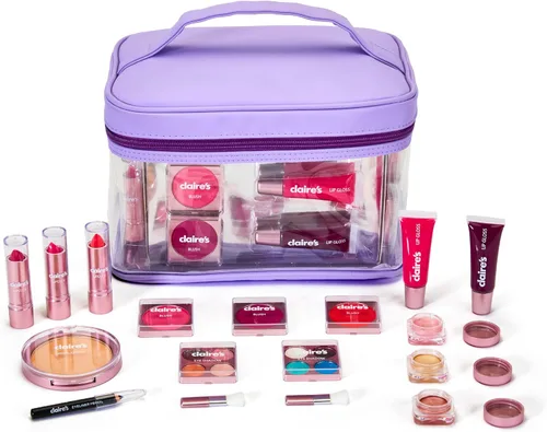 Miniatura 5 de Claire's Kit de maquillaje definitivo, juego de cosméticos reales de 18 piezas, maquillaje para niños de 8 a 12 años, juguetes para niñas y regalo