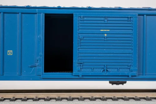 Miniatura 4 de Bachmann Hobby Train Freight Cars, azul prototípico