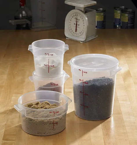 Miniatura 6 de Lumintrail Cambro Recipiente Redondo de Almacenamiento de Alimentos de 2 Cuartos, Paquete de 2 Translúcido, con Tapa Translúcida, Incluye Juego