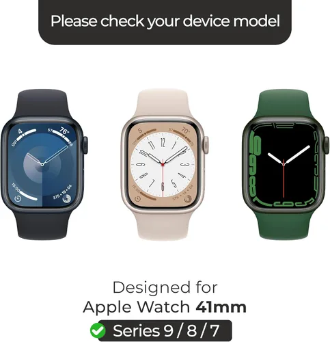 Miniatura 2 de ArmorSuit Paquete de 6 protectores de pantalla para Apple Watch Series 9/8/7 (1.614 pulgadas) Dry-Shield HD Clear TPU Dry Installation Film