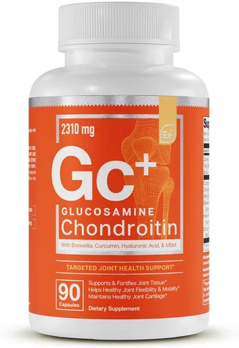 Miniatura 4 de Essential Elements Glucosamina Condroitina MSM Boswellia Serrata Suplemento de ácido hialurónico Soporte Articular, Suplemento antioxidante