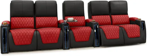 Miniatura 61 de Seatcraft Apex Zero-Gravity CoolZero - Asiento de cine en casa de cuero italiano, reposacabezas eléctrico, lumbar eléctrico, reclinable eléctrico