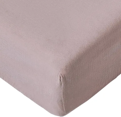 Miniatura 9 de Sábanas de muselina para cuna, para niños y niñas, sábana bajera neutra para cuna estándar y colchón de niño pequeño, suave y transpirable, 28 x 52