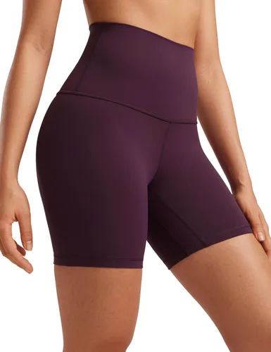 Miniatura 16 de CRZ YOGA Butterluxe Super High Waist Biker Shorts 6"- Yoga Workout Womens Buttery Soft Over Belly