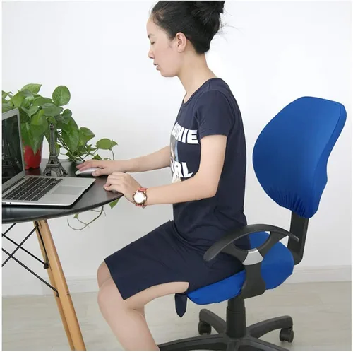 Miniatura 7 de TOPINCN Funda elástica para silla de oficina, funda universal para silla de computadora con parte inferior elástica, protector de silla