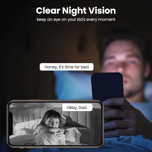 Miniatura 5 de Wansview Cámara de seguridad inalámbrica 1080P HD Wansview, WiFi Home cámara interior para bebé/ mascota/ niñera, detección de movimiento, 2 vías