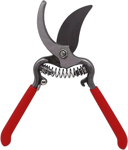 Miniatura 3 de Zenport Pruner Z290 Classic Forged Steel - Agarre de cojín rojo, corte de 1 pulgada, 8 pulgadas de largo