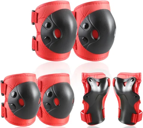Miniatura 7 de Cockchafer - Juego de protección para rodillas, codos y muñecas para niños y jóvenes, equipo de protección para patinaje, patinaje en línea