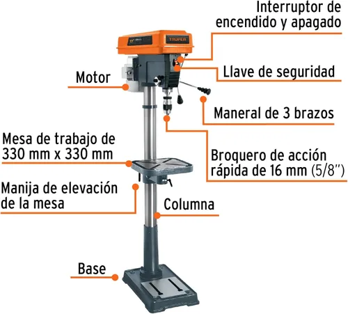 Miniatura 2 de Taladro suelo 5/8 x 17