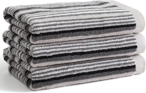 Miniatura 16 de SALAS Toallas de cocina de algodón de alta calidad para secar platos, toallas de mano grandes y largas, gruesas y altamente absorbentes