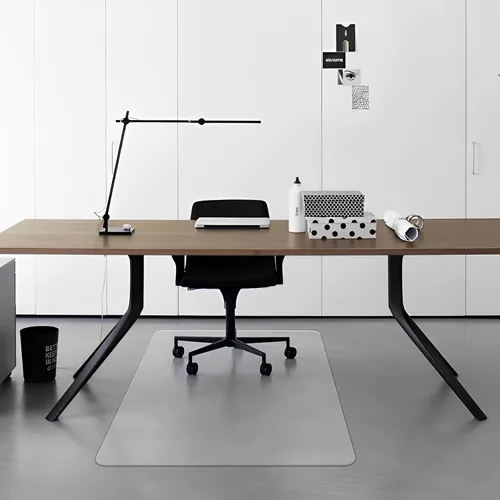 Miniatura 2 de Naturehydro Tapete transparente para silla de oficina para suelo de madera dura, 48 x 30 pulgadas, tapete de fácil deslizamiento para silla
