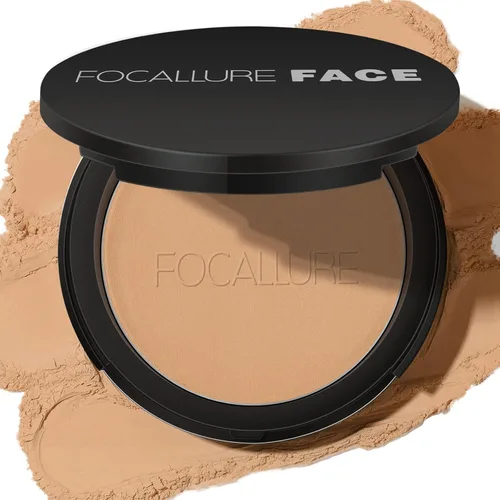 Miniatura 8 de FOCALLURE Polvo Facial Suelto de Control de Grasa, Polvo Fijador Suelto Translúcido, Polvo de Acabado Mate Sin Brillo, Fija el Maquillaje de Base