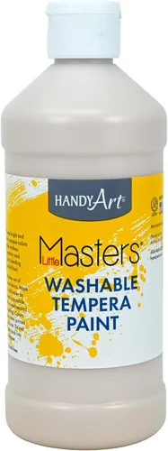 Miniatura 37 de Handy Art Little Masters - Pintura al temple lavable, turquesa, botella de 128 onzas, brillante y mezclable, alta opacidad, colores lavables