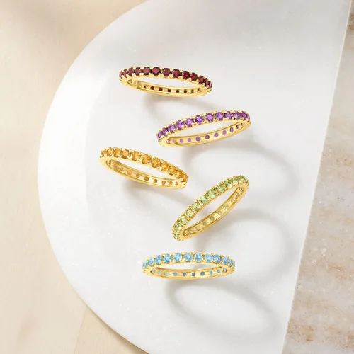 Miniatura 5 de Ross-Simons Eternity Gemstone Band in 14kt Yellow Gold