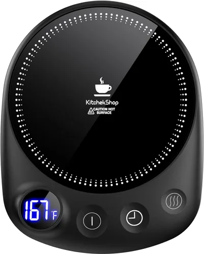Calentador de Tazas de Café - Calentamiento Más Rápido y Temperatura Más Alta, Calentador de Tazas de Café para Escritorio con Apagado Automático, 4