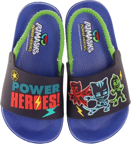 Miniatura 2 de PJ Masks Sandalias para niños pequeños, sandalias de diapositivas de Power Heroes Mis-Match para niño