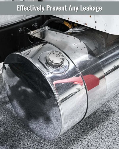 Miniatura 3 de Tapón de combustible diésel con bloqueo de 3 1/2 pulgadas, rosca de curso de 5.5 TPI para tanque de combustible Kenworth Freightliner Peterbilt