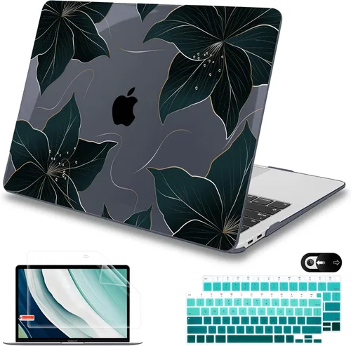 Miniatura 9 de Mektron Funda para MacBook Air de 13 pulgadas M1 A2337 A2179 A1932, carcasa dura 2018-2021 Air de 13 pulgadas con Touch ID, diseño exclusivo