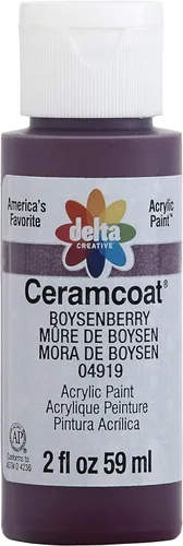 Miniatura 106 de Delta Creative Ceramcoat - Pintura acrílica en varios colores (2 onzas), 2436, carbón