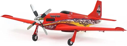 Miniatura 8 de Fms Avión a control remoto para adultos, avión de control remoto de 43.307 in P-51 MA Mustang sin reflejo V2 Hobby Rc aviones 6 canales PNP