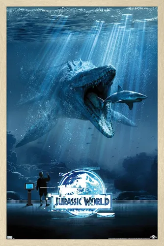 Miniatura 12 de Trends International Jurassic World - Póster de pared de agua, 14.725 x 22.375 pulgadas, versión premium sin marco