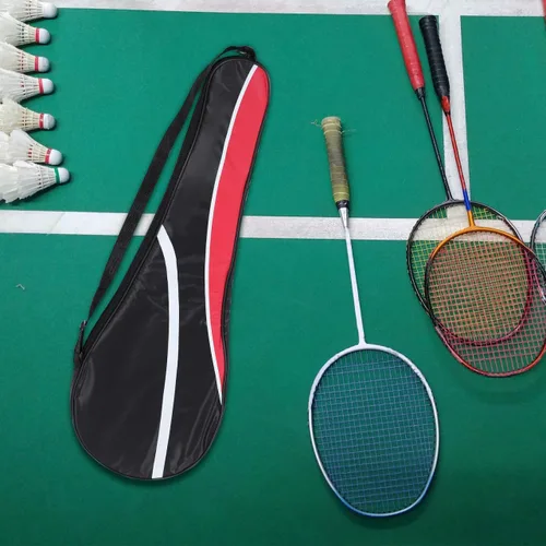 Miniatura 2 de Toddmomy Mochila para niños, 1 bolsa de tenis para raqueta, bolsas de tenis ligeras, bolsa de tenis de raqueta de bádminton con correa ajustable