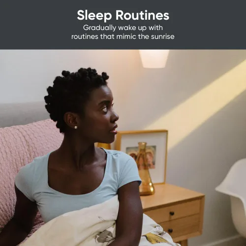 Miniatura 5 de Bombilla inteligente Wi-Fi Wyze Lifestyle Blanca, 800LM A19 Luz inteligente de blanco ajustable, compatible con Alexa y Google Assistant, 2.4GHz,