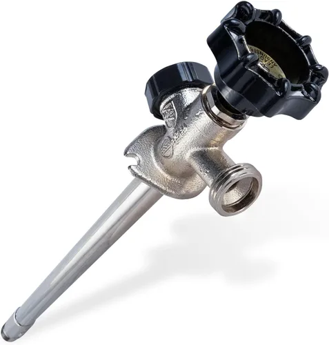 Miniatura 11 de Midline Valve Llave de sillín antiescarcha de 6 pulgadas con rompedor de vacío integral, latón cromado, sin plomo, entrada MIP/sudor de 1/2 pulgada