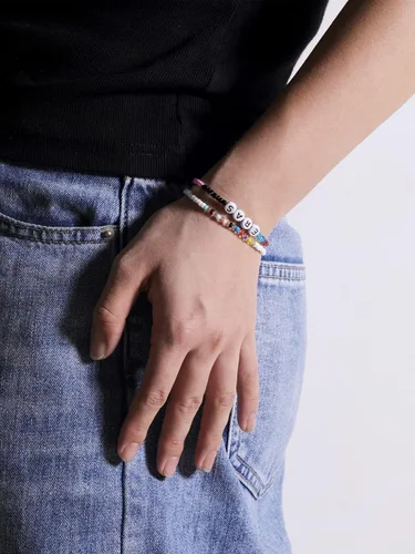 Miniatura 4 de NONTAI 2 pulseras Taylor Swiftie Jewelry for the Eras Music Friendship Bracelets Fearless Midnight Folklore Lover Reputation Album Jewelry
