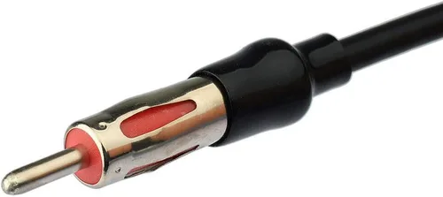 Miniatura 4 de Eightwood Dual Fakra Z Plug a DIN Plug FM AM Adaptador de antena de radio de coche 12V+ Cable amplificador activo de 12 pulgadas compatible