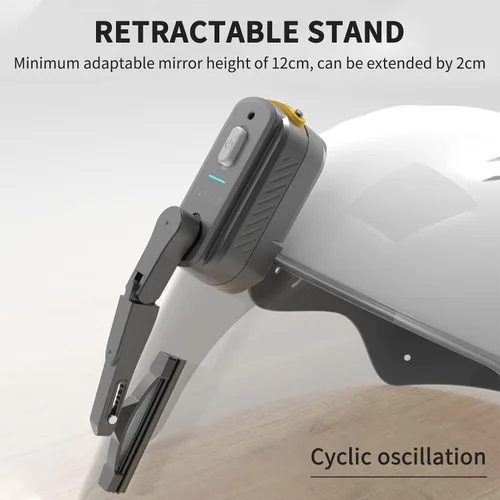 Miniatura 4 de Limpiaparabrisas recargable para casco de motocicleta, universal, impermeable, compatible con la mayoría de viseras
