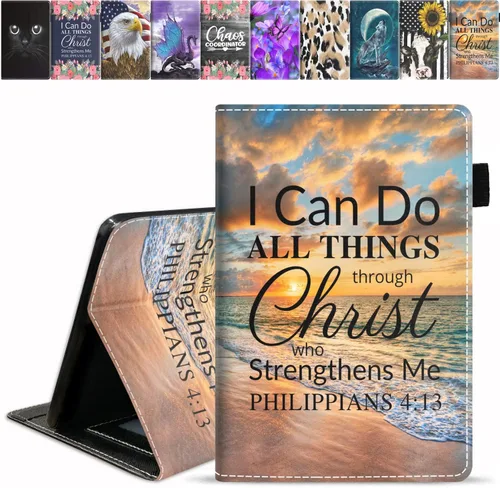 Funda para tablet Kindle Fire HD 10/Fire HD 10 Plus (11ª generación, versión 2021), funda de piel sintética de alta calidad con ranura para tarjeta
