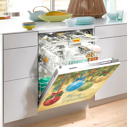Miniatura 4 de Bolas de Navidad para árbol de lavavajillas, cubierta magnética para refrigerador, paneles de puerta, gabinete del hogar, electrodomésticos