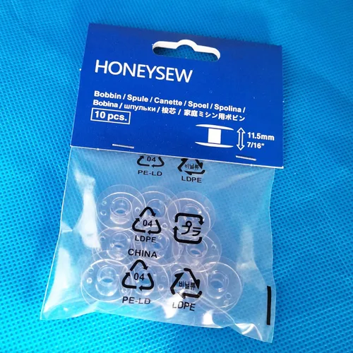 HONEYSEW Bobinas SA156 para Brother XM2701 CS6000i CS7000i GX37 XR3774 CS5055PRW XR9550PRW HC1850 CS8800PRW PE800 SE600 NQ1600E Máquina de coser