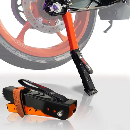 GRAND PITSTOP Soporte de Mantenimiento para Motocicletas, Soporte de Elevación Portátil y Compacto, Gato de Moto, Altura Ajustable para Limpieza y