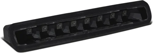DNA MOTORING 3BL-FM05-LED-BK-SM - Carcasa negra LED de montaje alto 3ra tercera luz de freno [compatible con Ford Mustang 05-09] Negro humo