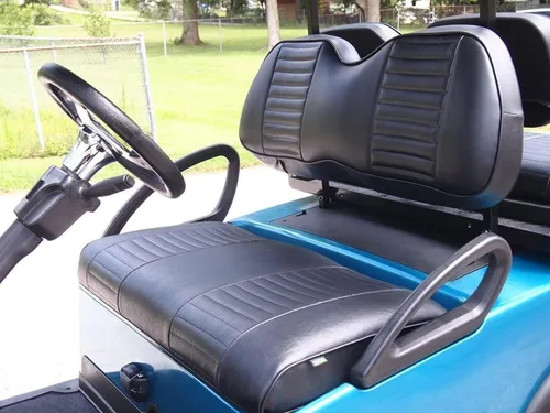 Huskey - 4 fundas de asiento delantero/trasero para carrito de golf Club Car Precedent 2004 en adelante modelos eléctricos y de gas a gas, panel de