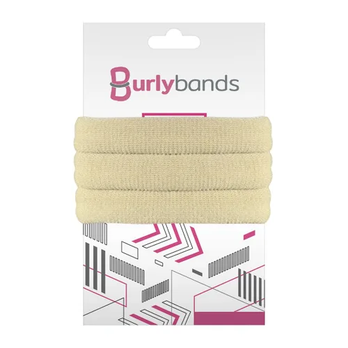 Burlybands Lazos Grandes para Cabello para Cabello Grueso, Pesado o Rizado - Antideslizantes, Sin Daño, Coleteros Sin Costuras para Cola de Caballo