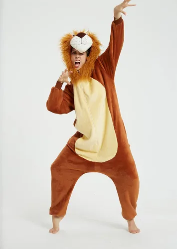 Miniatura 2 de Plustrong Pijama de disfraz para adultos, disfraz de Halloween, ropa de dormir de animales
