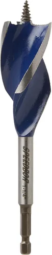 Miniatura 3 de IRWIN SPEEDBOR Broca triflute para madera 7/16" (3041015), Negra