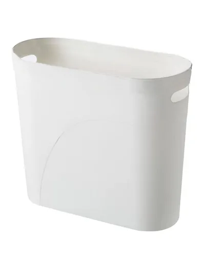 Miniatura 12 de Basurero pequeño para baño, 3 galones, plástico delgado, juego de 2, color negro